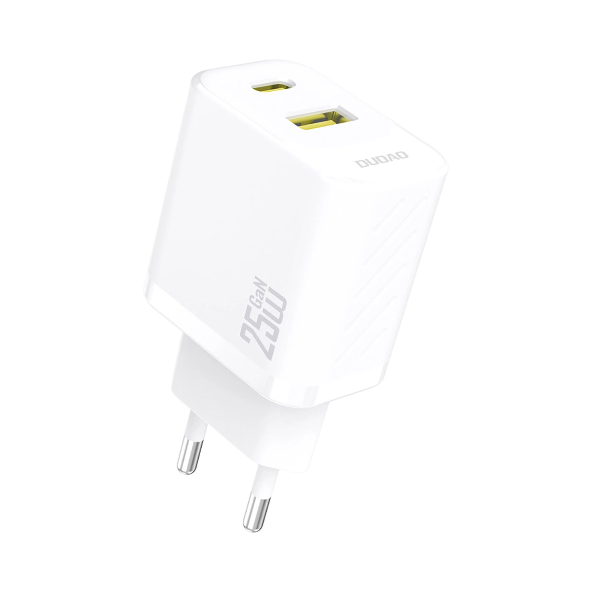 Ładowarka Dudao A26T GaN 25W USB-A, USB-C - biała
