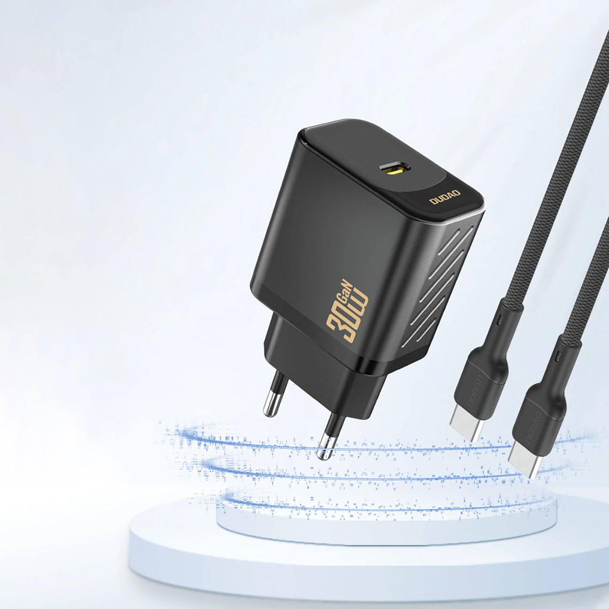 Ładowarka sieciowa Dudao A27P 30W PD GaN USB-C - czarna – zdjęcie 2