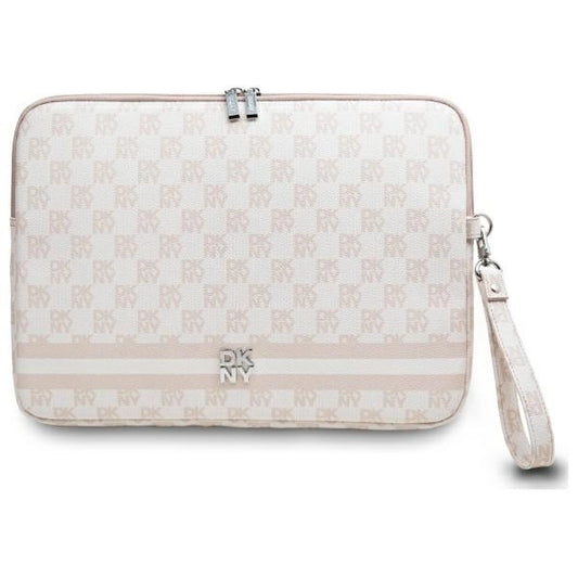 Pokrowiec na laptopa DKNY Sleeve Checkered Pattern Printed Stripes 14"