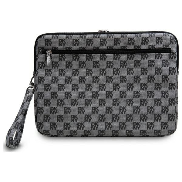 Pokrowiec na laptopa DKNY Sleeve Checkered Pattern Printed Stripes 16"