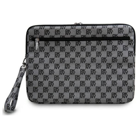 Pokrowiec na laptopa DKNY Sleeve Checkered Pattern Printed Stripes 16"