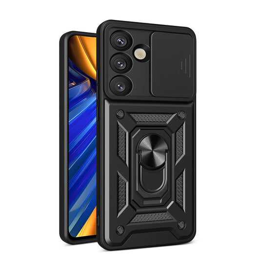 Etui pancerne Hybrid Armor Camshield z do Samsung Galaxy S25 - czarne