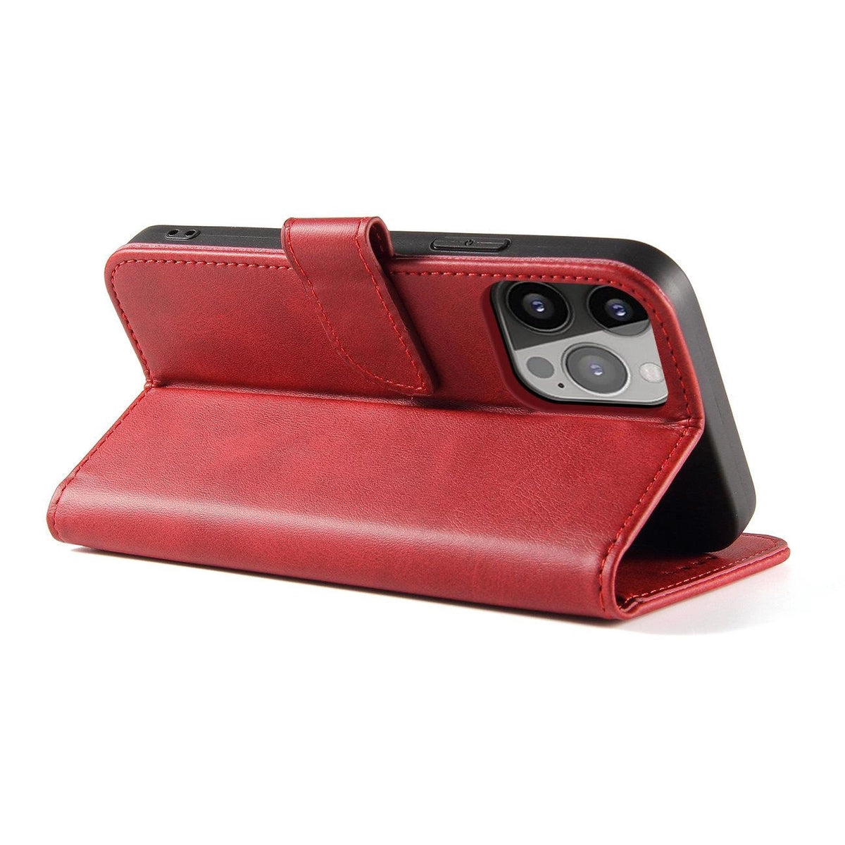 Etui Magnet Case z klapką do Samsung Galaxy S25+ - czerwone – zdjęcie 4