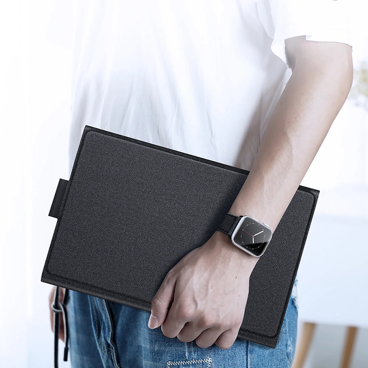 Etui z klawiaturą Bluetooth Dux Ducis do Samsung Tab S6 Lite - czarny – zdjęcie 3