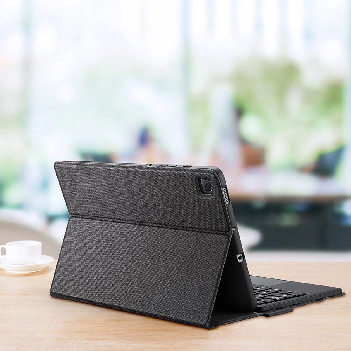 Etui z klawiaturą Bluetooth Dux Ducis do Samsung Tab S6 Lite - czarny – zdjęcie 4