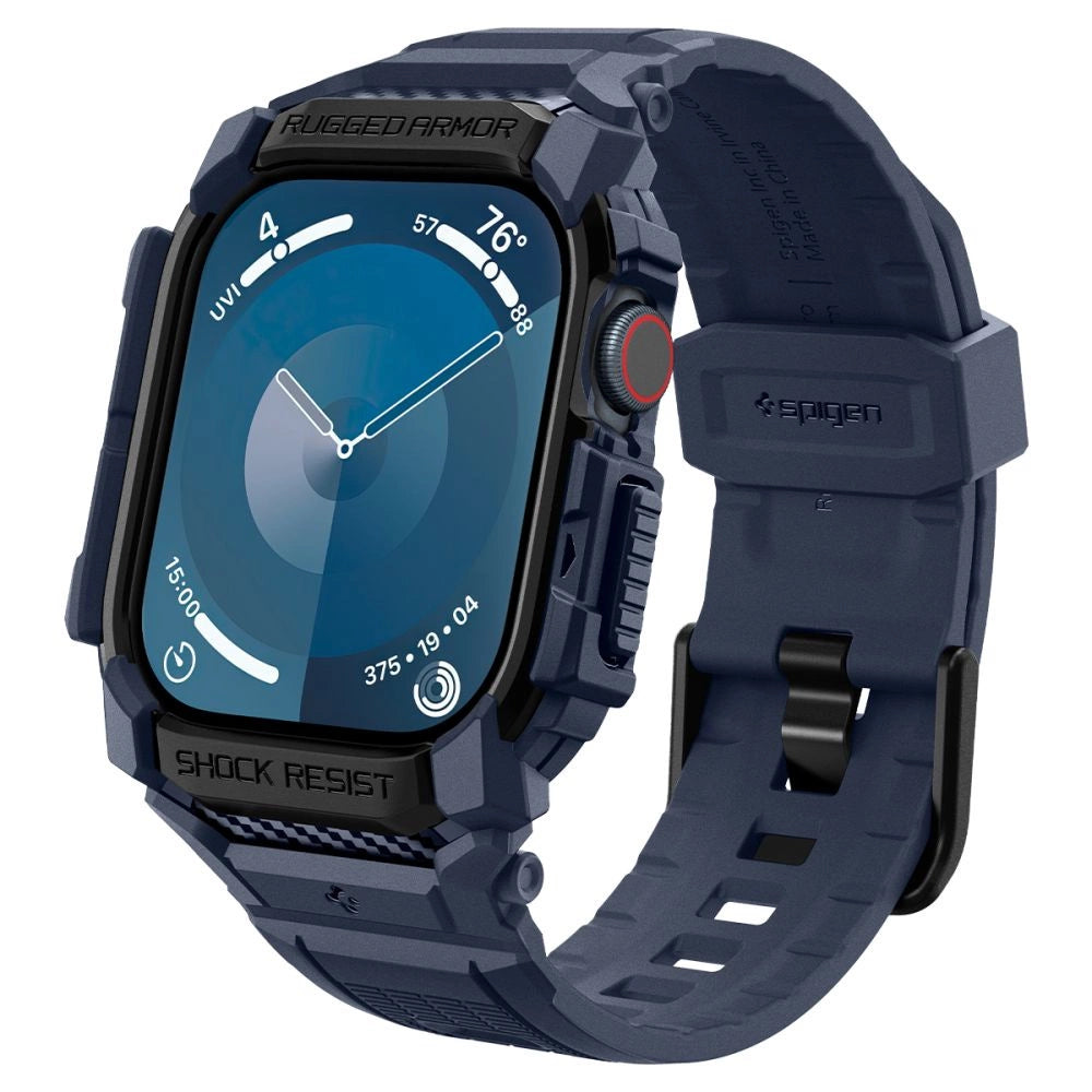 Pasek Spigen Rugged Armor "Pro" do Apple Watch 46 mm - niebieski