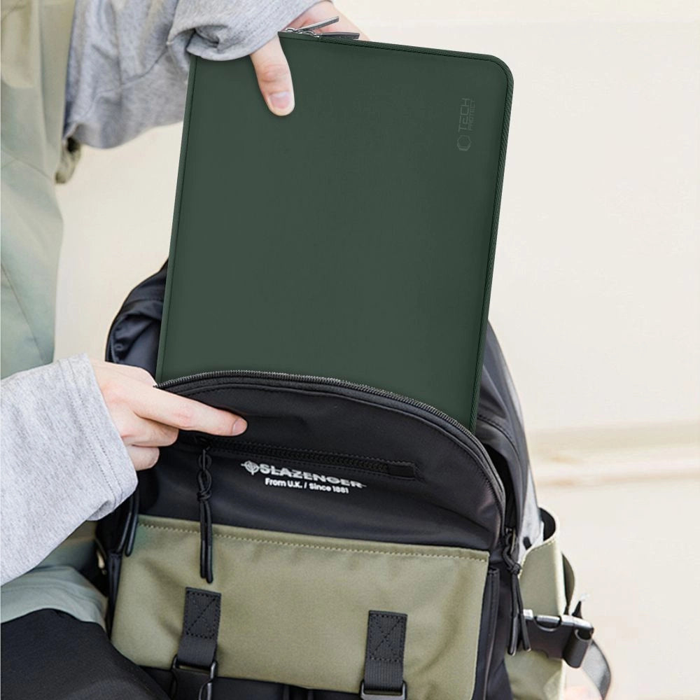 Torba na laptopa 15-16" Tech-Protect Neoslim - zielona – zdjęcie 7