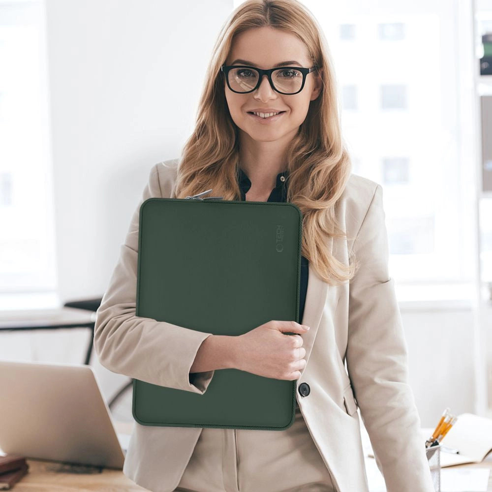 Torba na laptopa 15-16" Tech-Protect Neoslim - zielona – zdjęcie 8