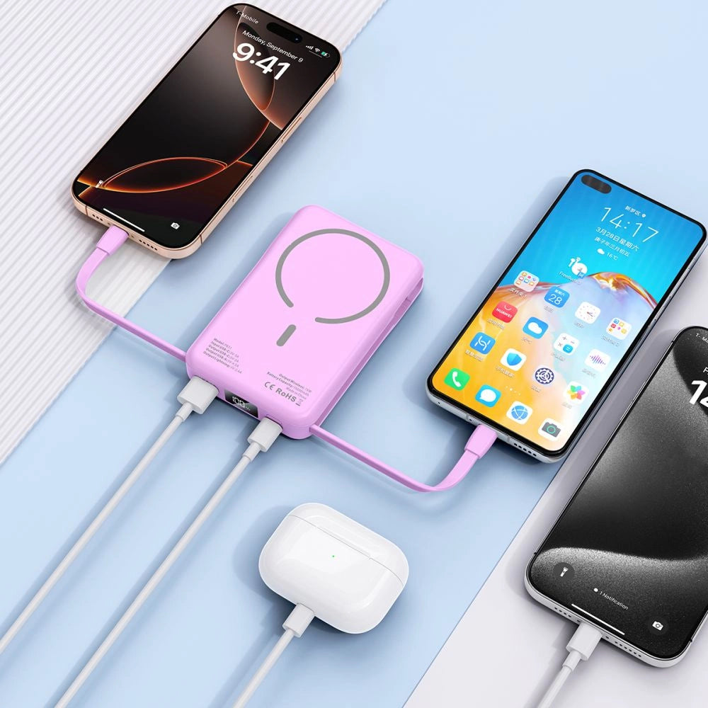 Powerbank Tech-Protect PB31 MagSafe 10000mAH - fioletowy – zdjęcie 8