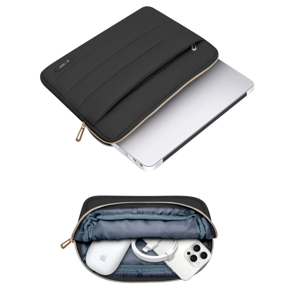 Torba na laptopa 13-14" Tech-Protect Puffy - czarna – zdjęcie 5