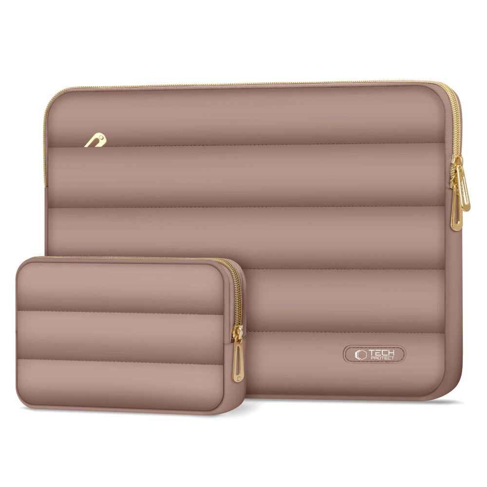 Torba na laptopa 15-16" Tech-Protect Puffy - brązowa – zdjęcie 2