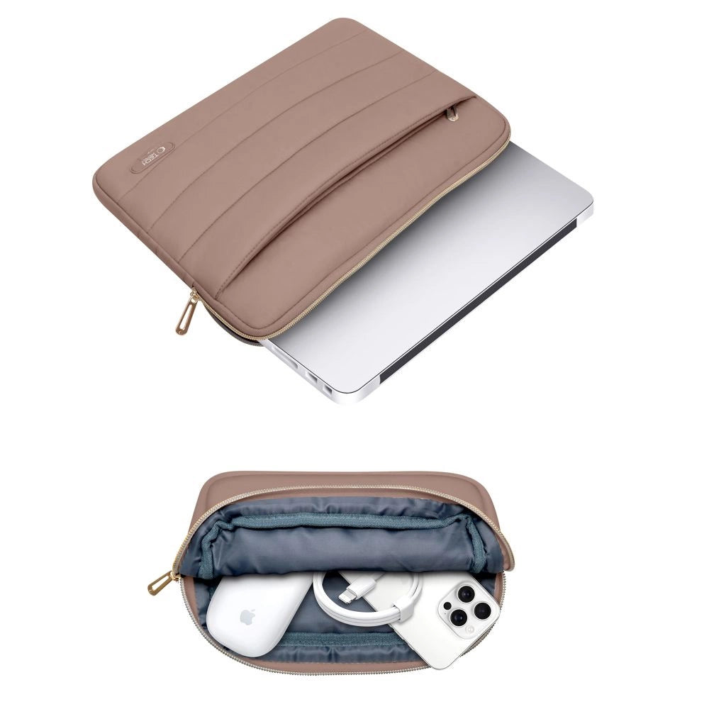 Torba na laptopa 15-16" Tech-Protect Puffy - brązowa – zdjęcie 5