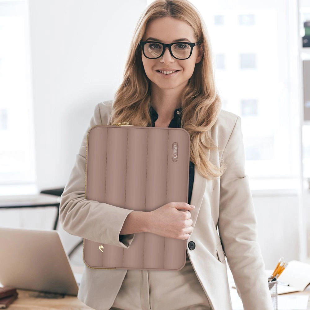 Torba na laptopa 15-16" Tech-Protect Puffy - brązowa – zdjęcie 7