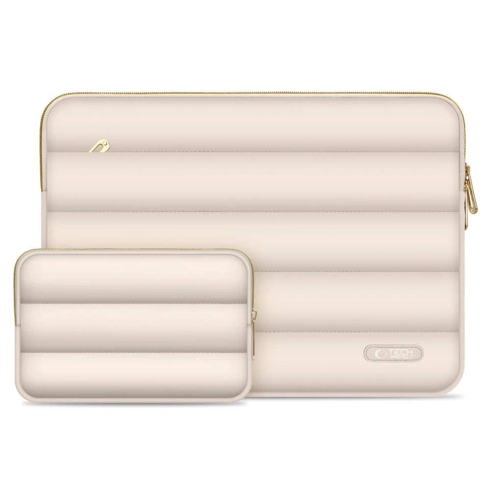 Torba na laptopa 13-14 Tech-Protect Puffy - beżowa