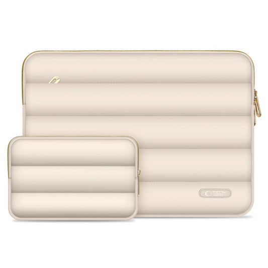Torba na laptopa 13-14 Tech-Protect Puffy - beżowa
