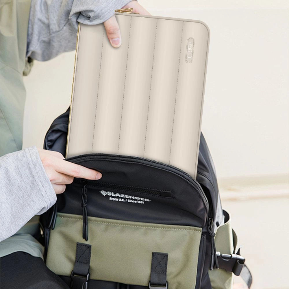 Torba na laptopa 13-14 Tech-Protect Puffy - beżowa – zdjęcie 6