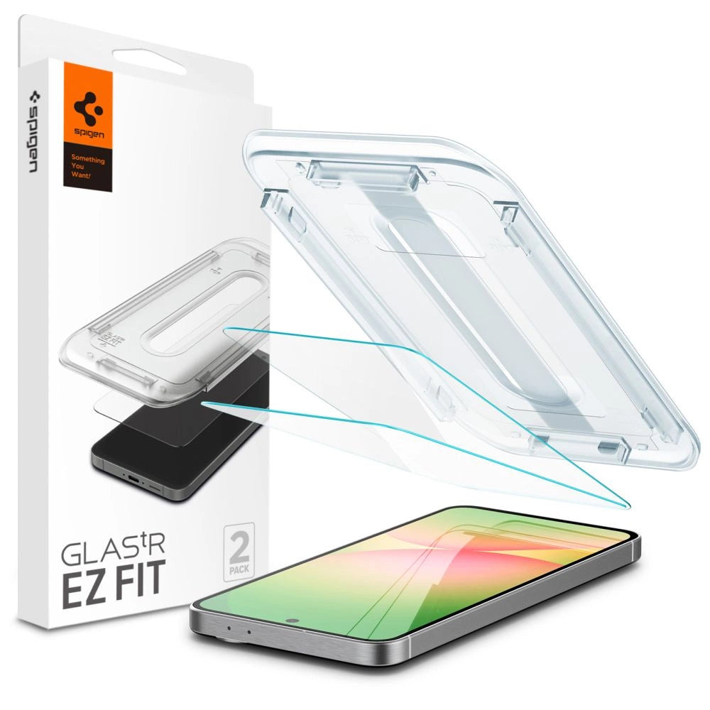 Szkło hartowane Spigen Glas.tR EZ Fit na Samsung Galaxy S24 FE (2 szt.)