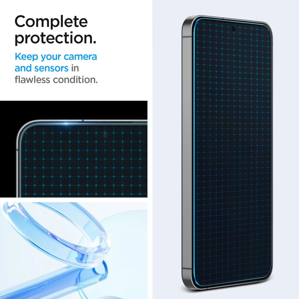 Szkło hartowane Spigen Glas.tR EZ Fit na Samsung Galaxy S24 FE (2 szt.) – zdjęcie 12