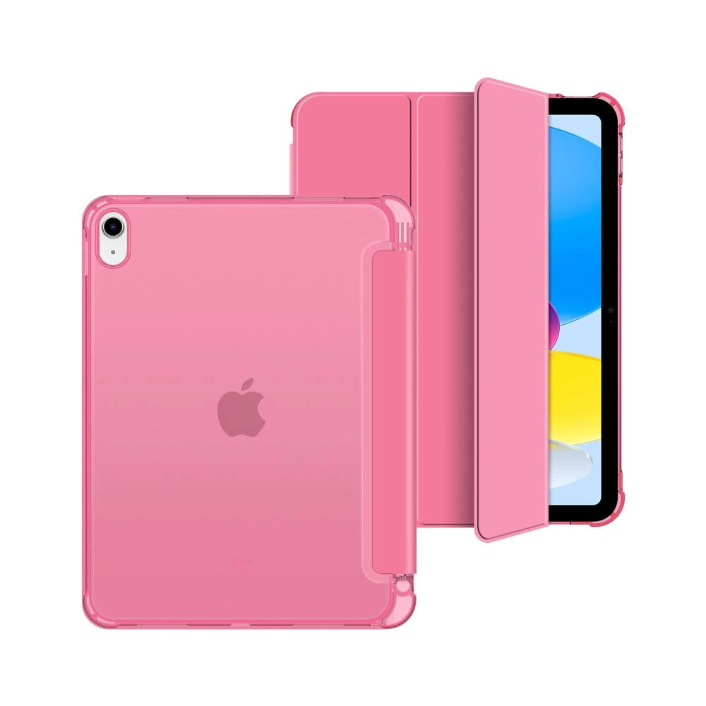 Etui Tech-Protect SC Pen Hybrid na iPad 10 / 2022 - różowe - przezroczyste – zdjęcie 2