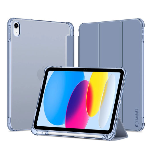 Etui Tech-Protect SC Pen na iPad 10 / 2022 - niebieskie - przezroczyste