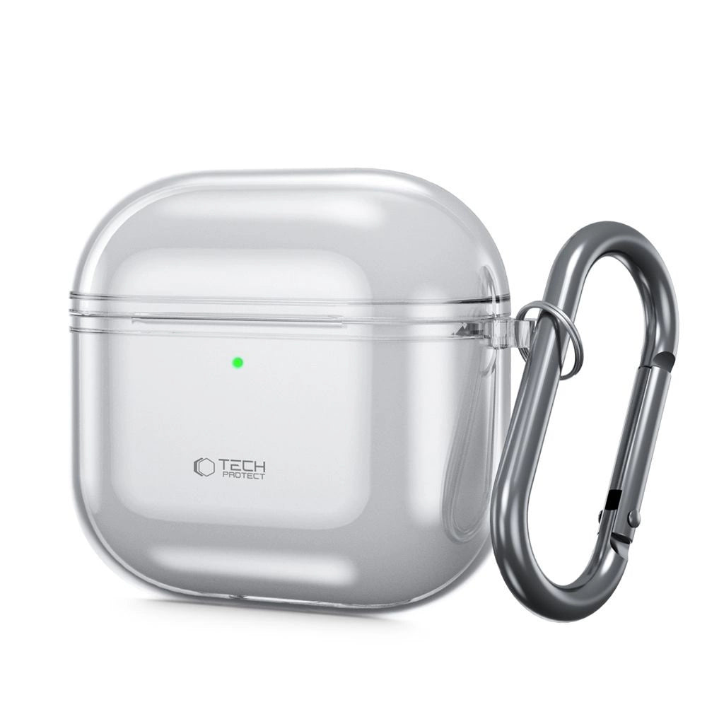 Etui Tech-Protect FlexAir na AirPods 4 - szare – zdjęcie 2