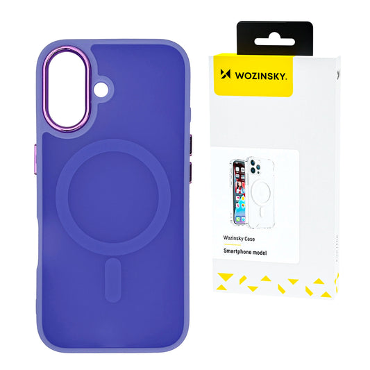 Etui Wozinsky Fashion Case MagSafe na Samsung Galaxy S25+ - fioletowe