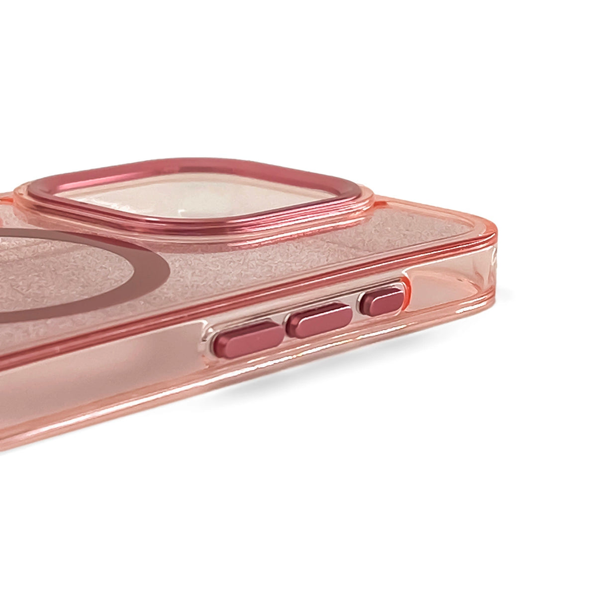 Etui Wozinsky Glitter Case na Samsung Galaxy S25 - różowe z brokatem – zdjęcie 3