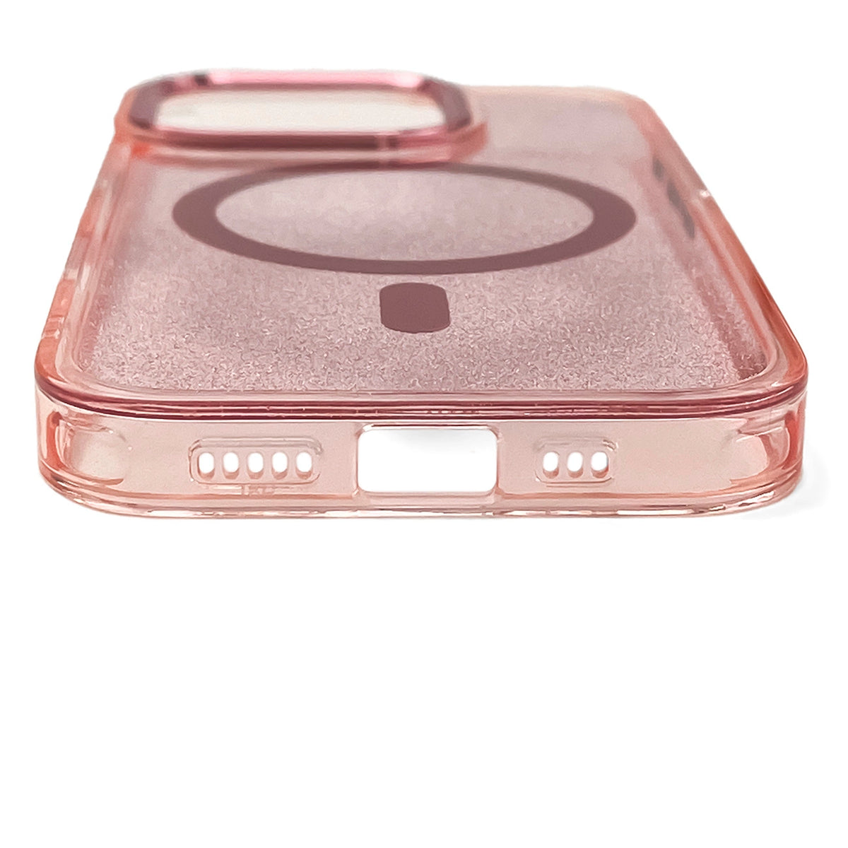 Etui Wozinsky Glitter Case na Samsung Galaxy S25 - różowe z brokatem – zdjęcie 4