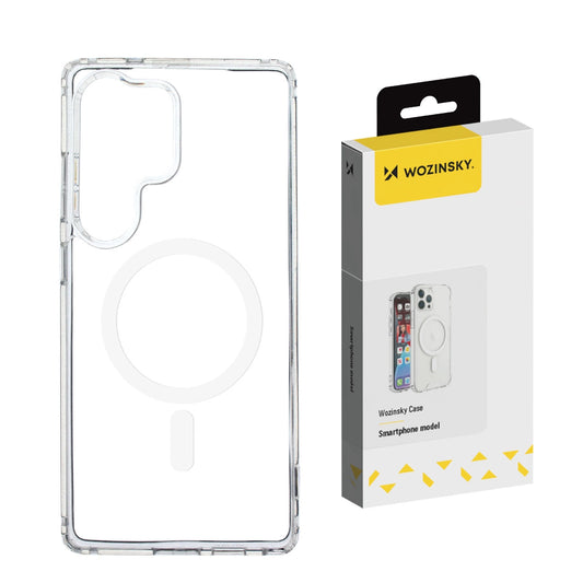 Etui Wozinsky Ultra Clear MagSafe do Samsung Galaxy S25 - przezroczyste