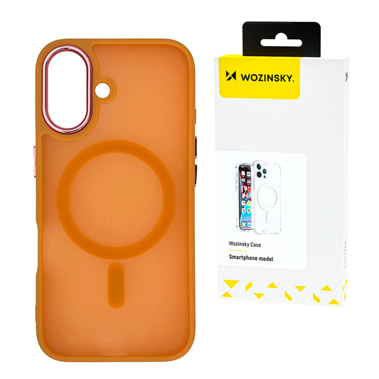 Etui Wozinsky Fashion Case z na Samsung Galaxy S24 FE - pomarańczowe