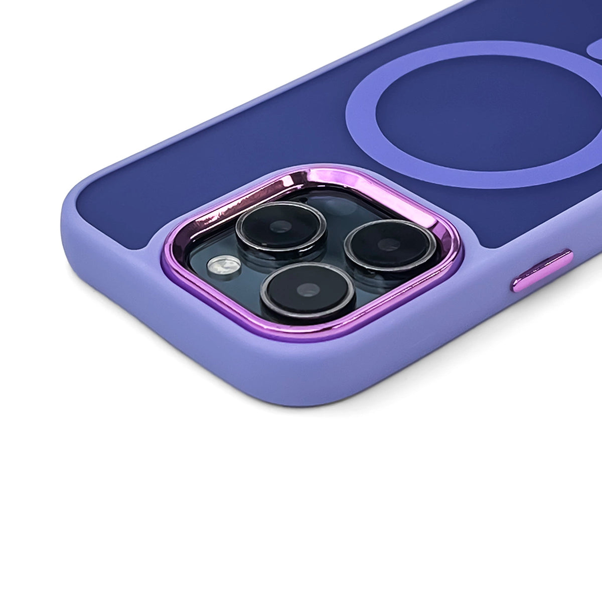 Etui Wozinsky Fashion Case z MagSafe na Samsung Galaxy S24 FE - fioletowe – zdjęcie 4