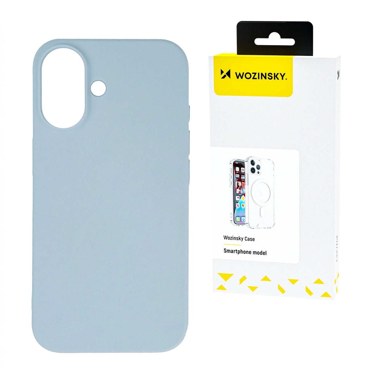 Silikonowe etui Wozinsky Silicone na Samsung Galaxy S24 FE - niebieskie