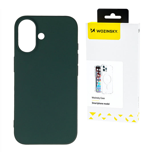 Silikonowe etui Wozinsky Silicone Case na Samsung Galaxy S24 FE - zielone