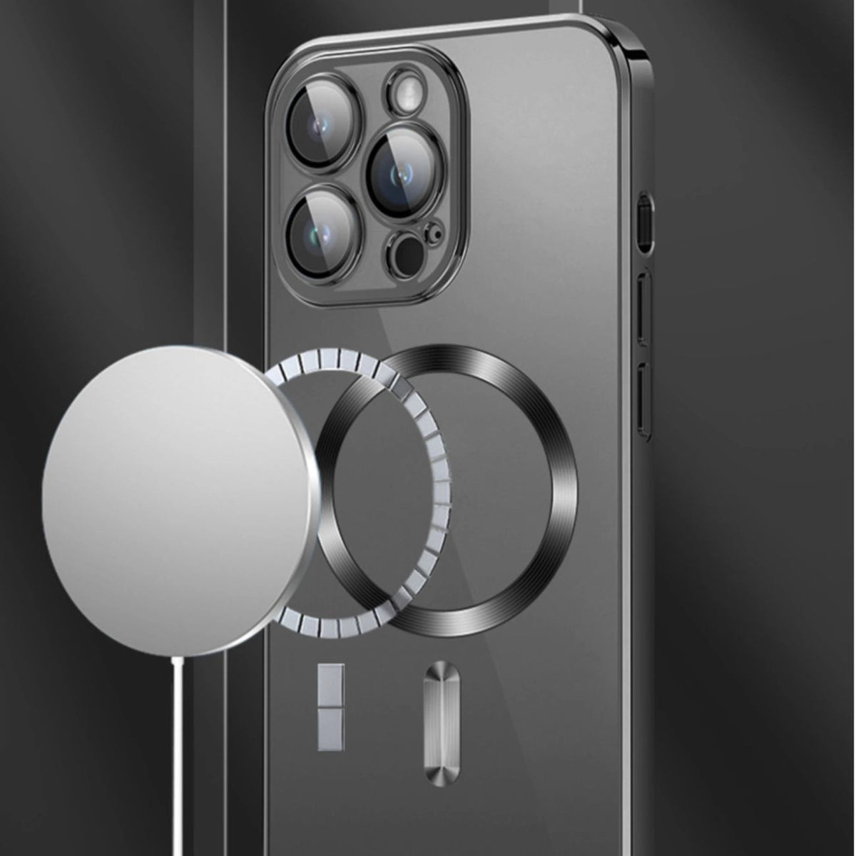 Etui Wozinsky Electroplated Magsafe na Samsung Galaxy S24 FE - srebrne – zdjęcie 12