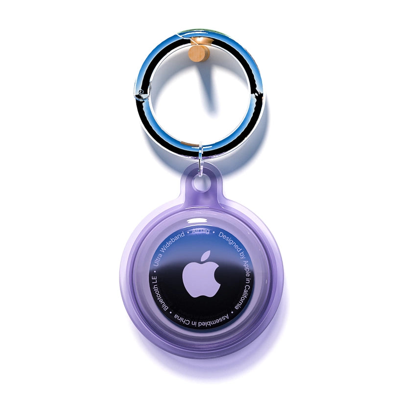 Etui na Apple AirTag wodoodporne - fioletowe – zdjęcie 2