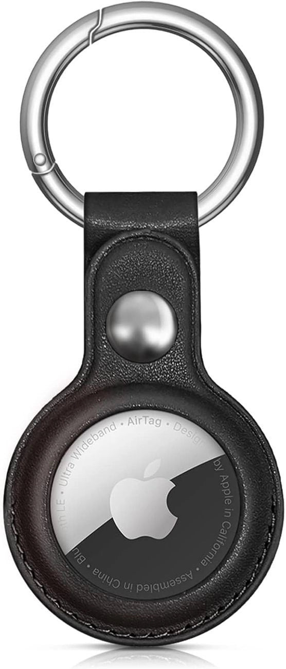 Etui do Apple AirTag z ekoskóry - czarne