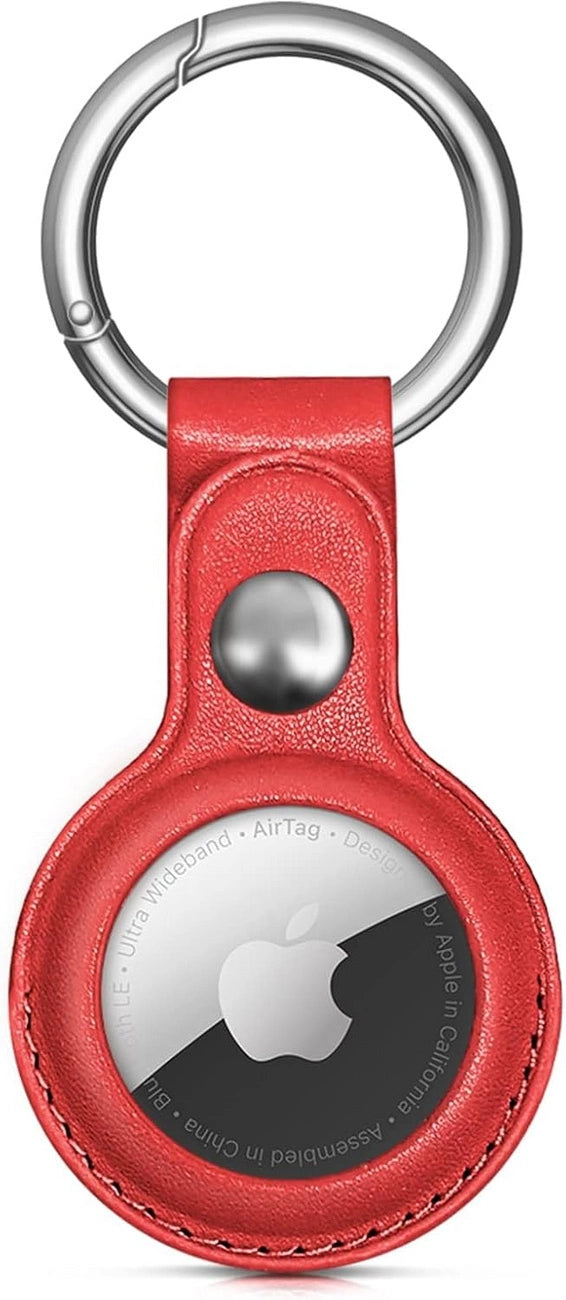 Etui do Apple AirTag z ekoskóry - czarne, brązowe, czerwone, niebieskie – zdjęcie 7