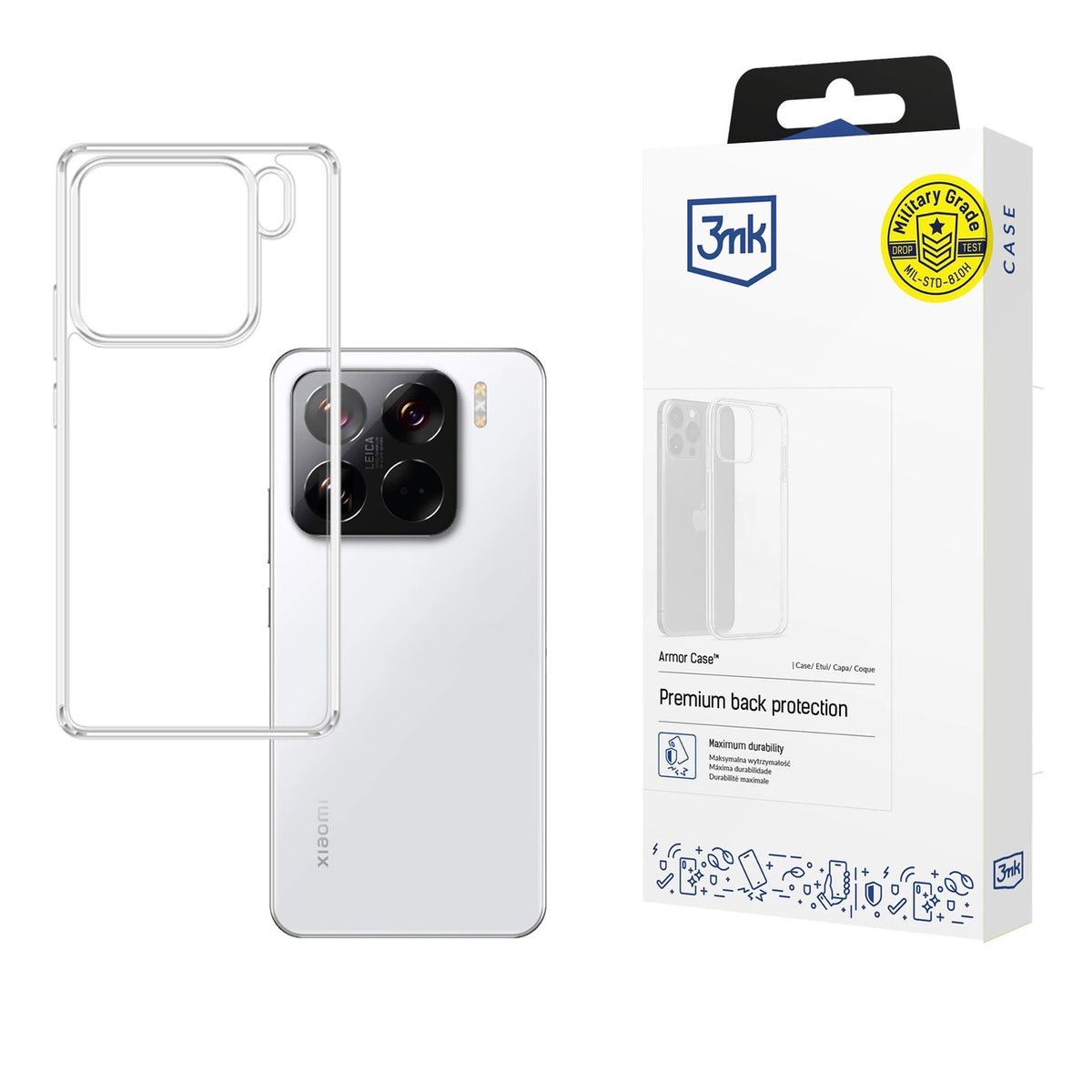Etui 3mk Armor Case na Xiaomi 15 - przezroczyste