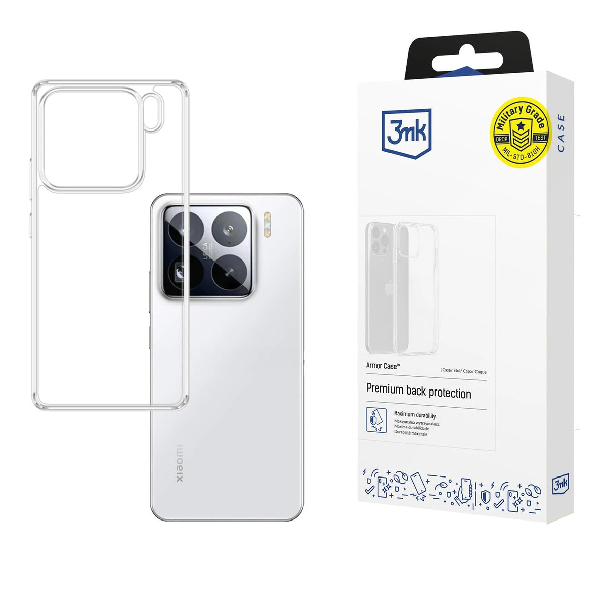 Etui 3mk Armor Case na Xiaomi 15 Pro - przezroczyste