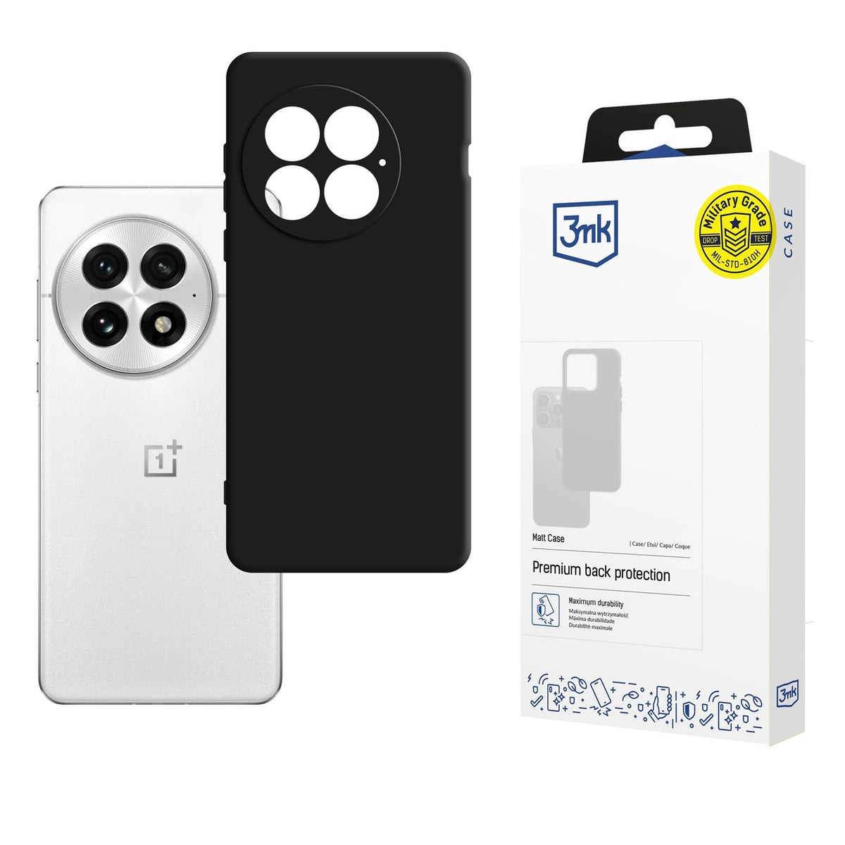 Etui 3mk Matt Case na OnePlus 13 - czarny