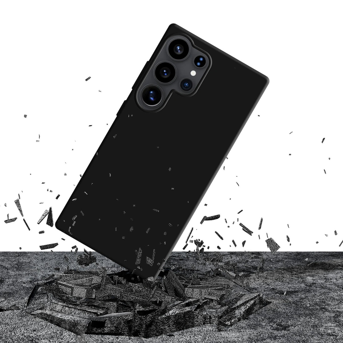 Etui 3mk Silicone Case na Samsung Galaxy S25 Ultra - czarne – zdjęcie 4