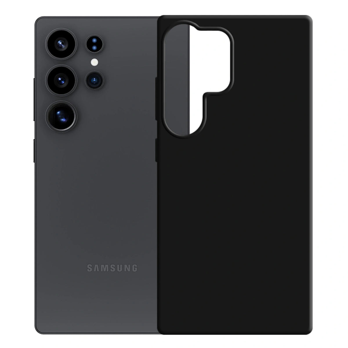 Etui 3mk Silicone Case na Samsung Galaxy S25 Ultra - czarne – zdjęcie 5