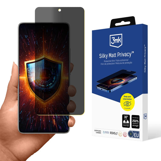 Folia prywatyzująca matowa 3mk Silky Matt Privacy na Xiaomi 14T Pro