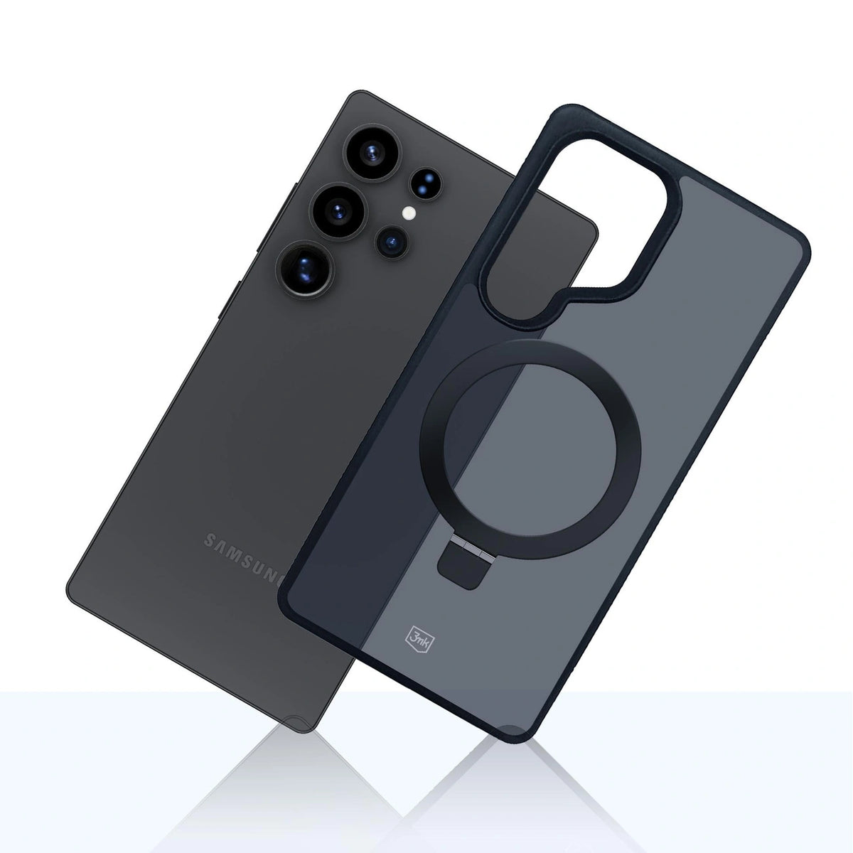 Etui 3mk Smoke Case Mag&Stand na Samsung Galaxy S25 Ultra - czarne – zdjęcie 12
