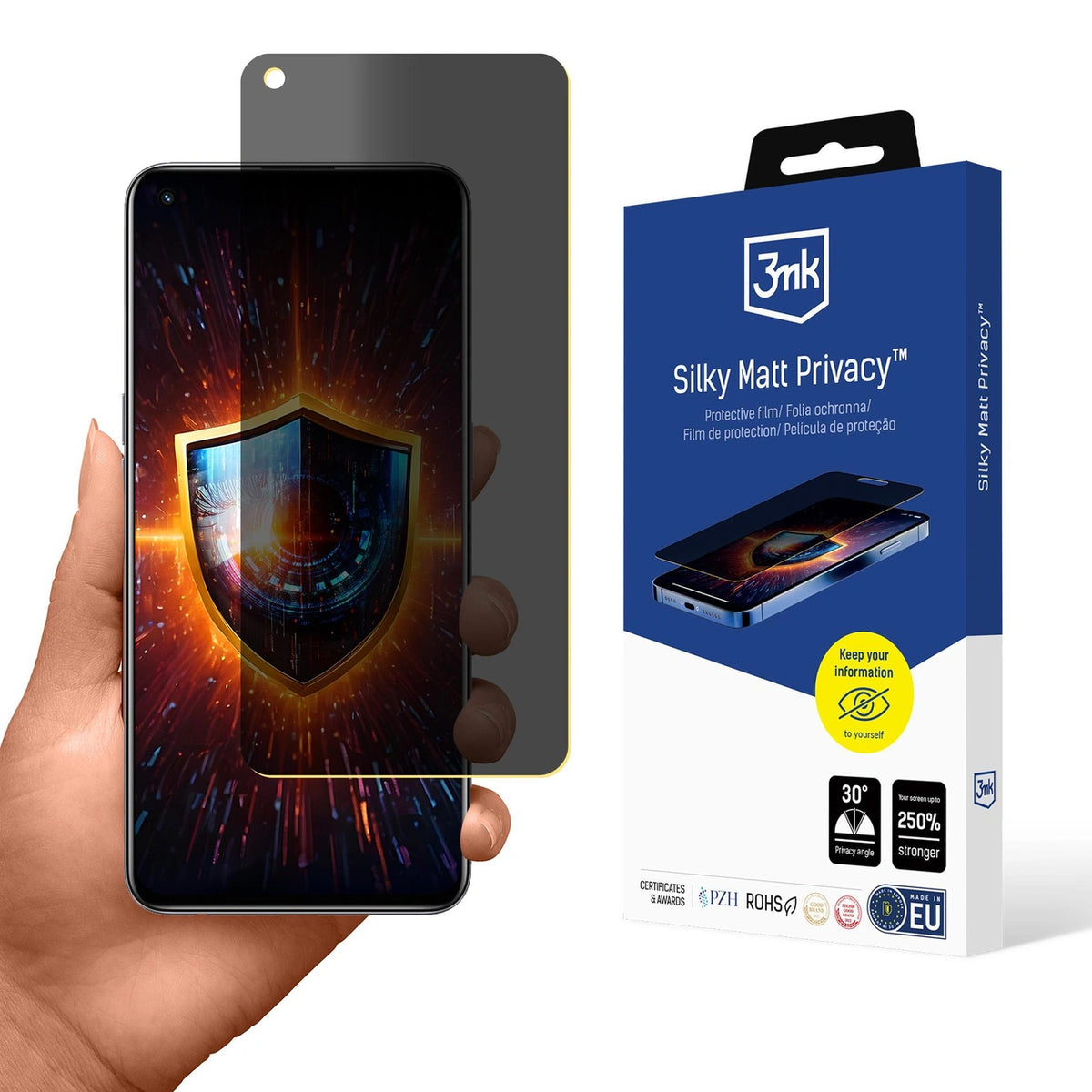 Folia prywatyzująca matowa 3mk Silky Matt Privacy na Realme GT Master