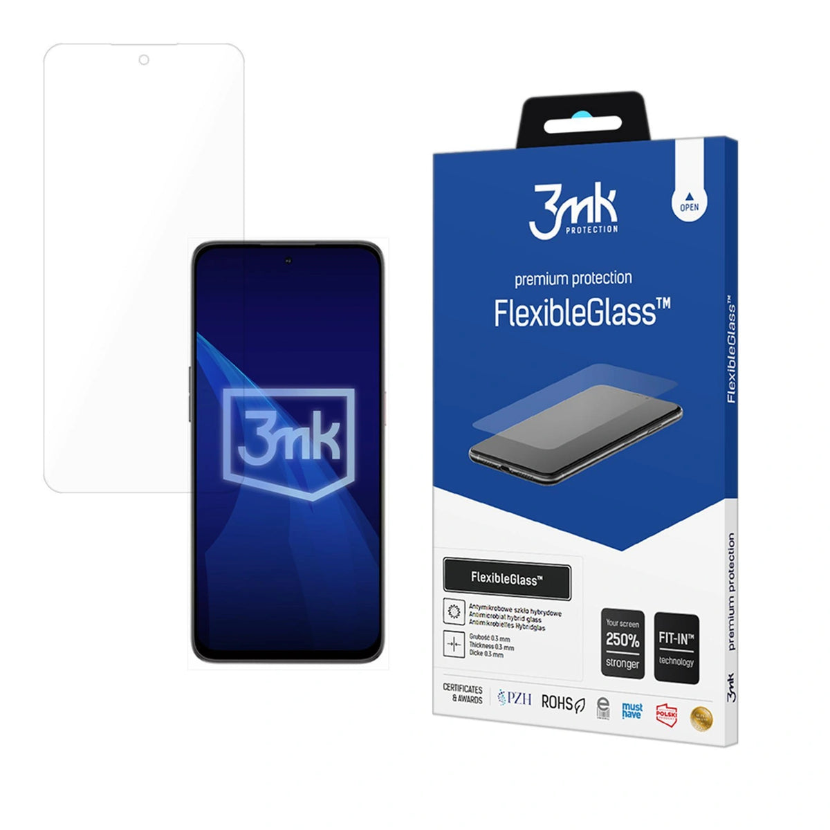 Szkło hybrydowe 3mk FlexibleGlass na Nubia Neo 2 5G