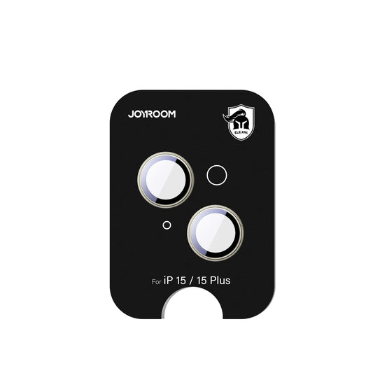 Szkło ochronne Joyroom JR-MFY0251 na obiektywy iPhone 15/15 Plus -żółte