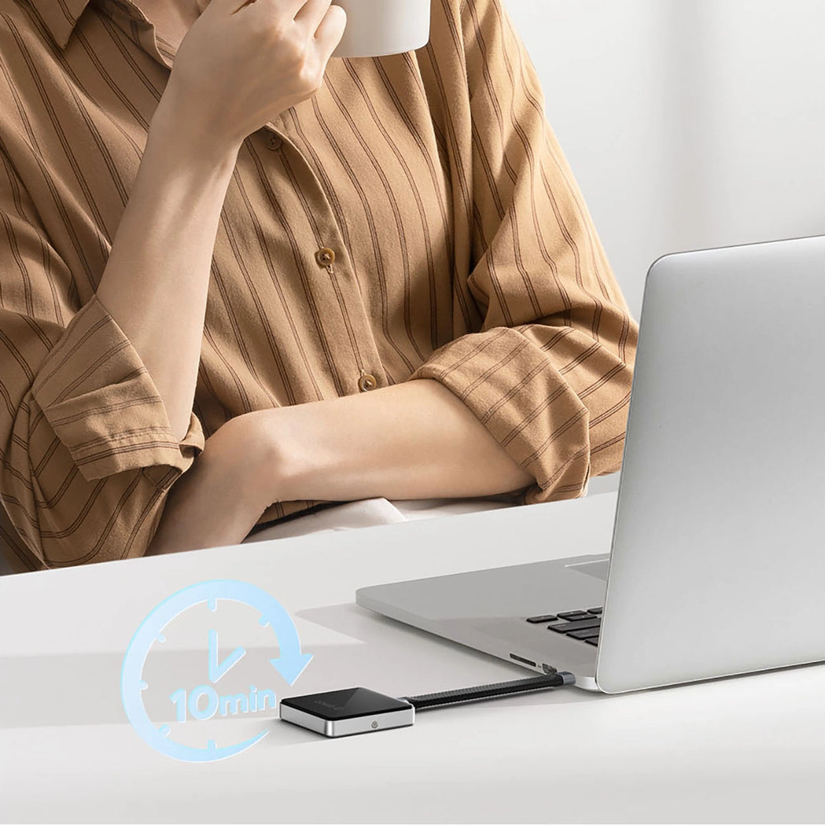 Kieszeń dyskowa Orico AP30-G2 M.2 NVME z magnesem MagSafe USB-C - czarna – zdjęcie 8
