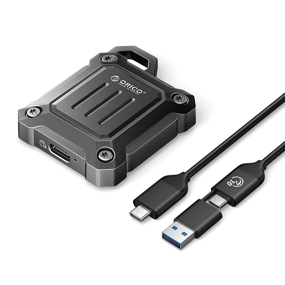 Kieszeń dyskowa wzmocniona Orico XAM2 M.2 2230 USB-C 3.2 taktyczna - czarna
