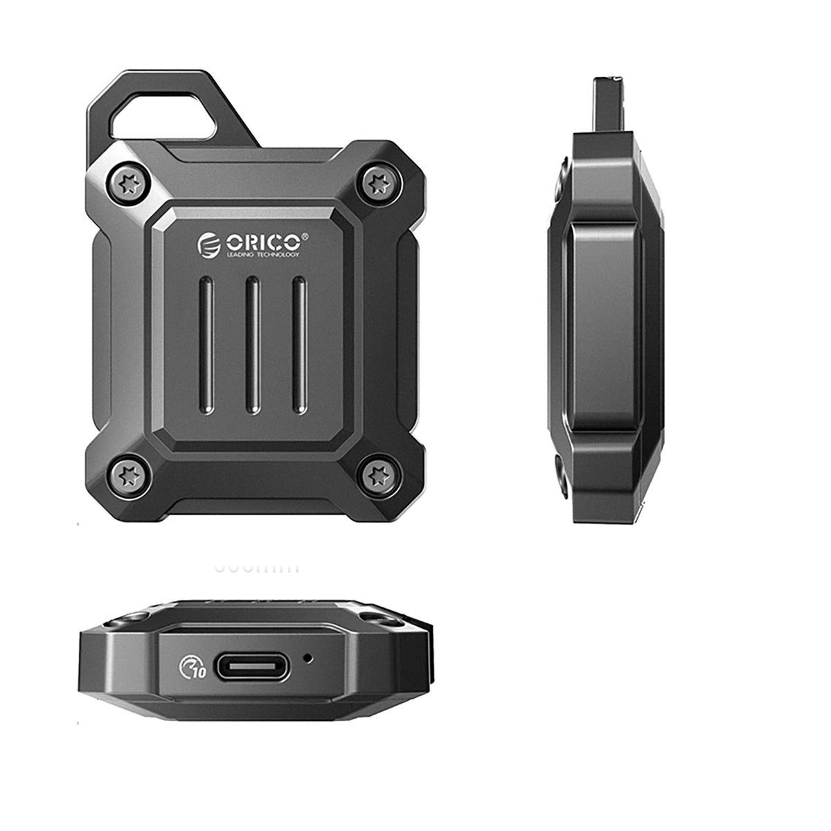 Kieszeń dyskowa wzmocniona Orico XAM2 M.2 2230 USB-C 3.2 taktyczna - czarna – zdjęcie 2